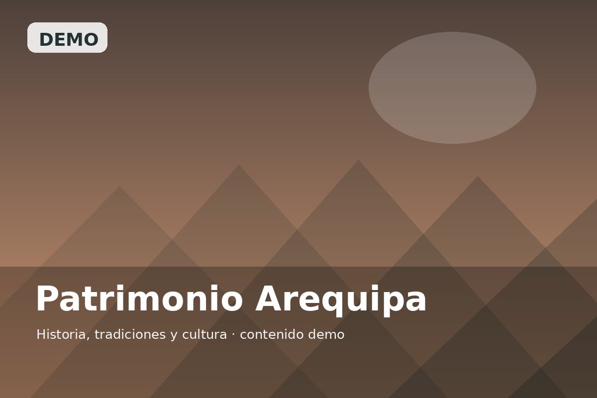 Memoria histórica de Arequipa