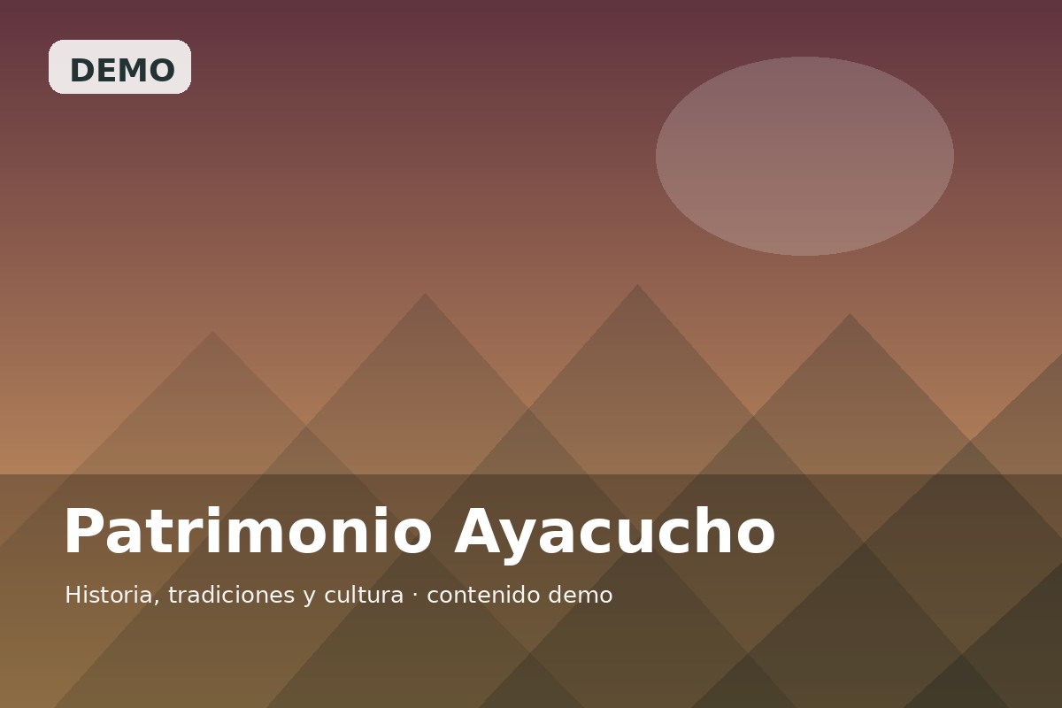 Memoria histórica de Ayacucho