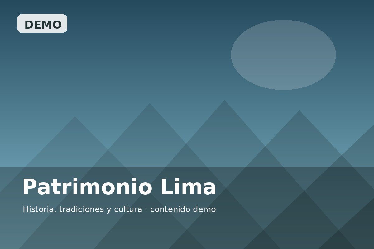Memoria histórica de Lima